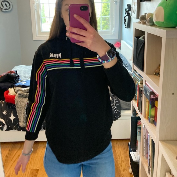 PINK by Victoria’s Secret Striped Hoodie - Picture 5 of 7